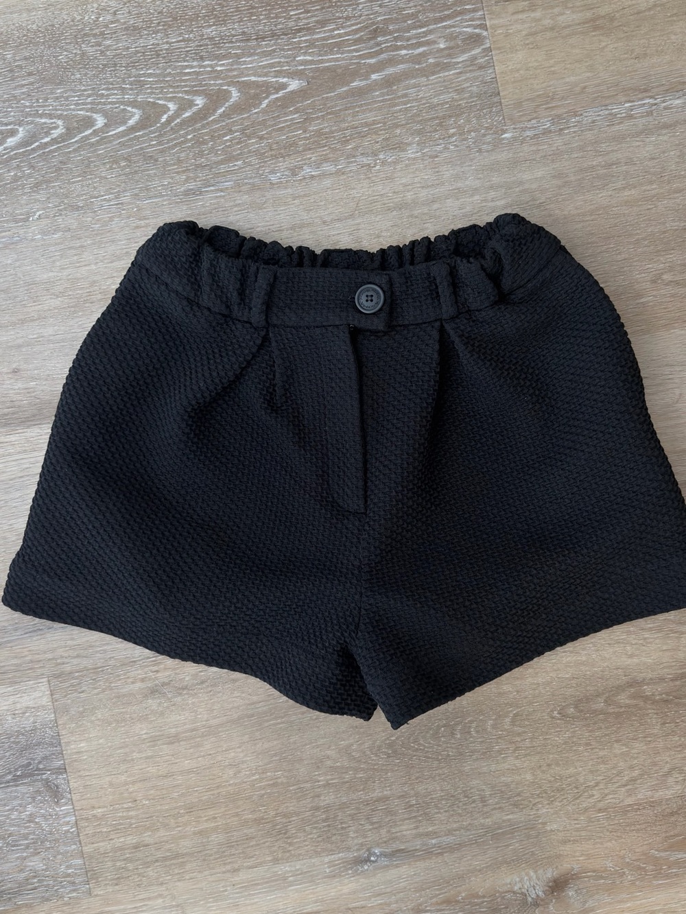 Vivienne Westwood Black Textured High-Waist Shorts